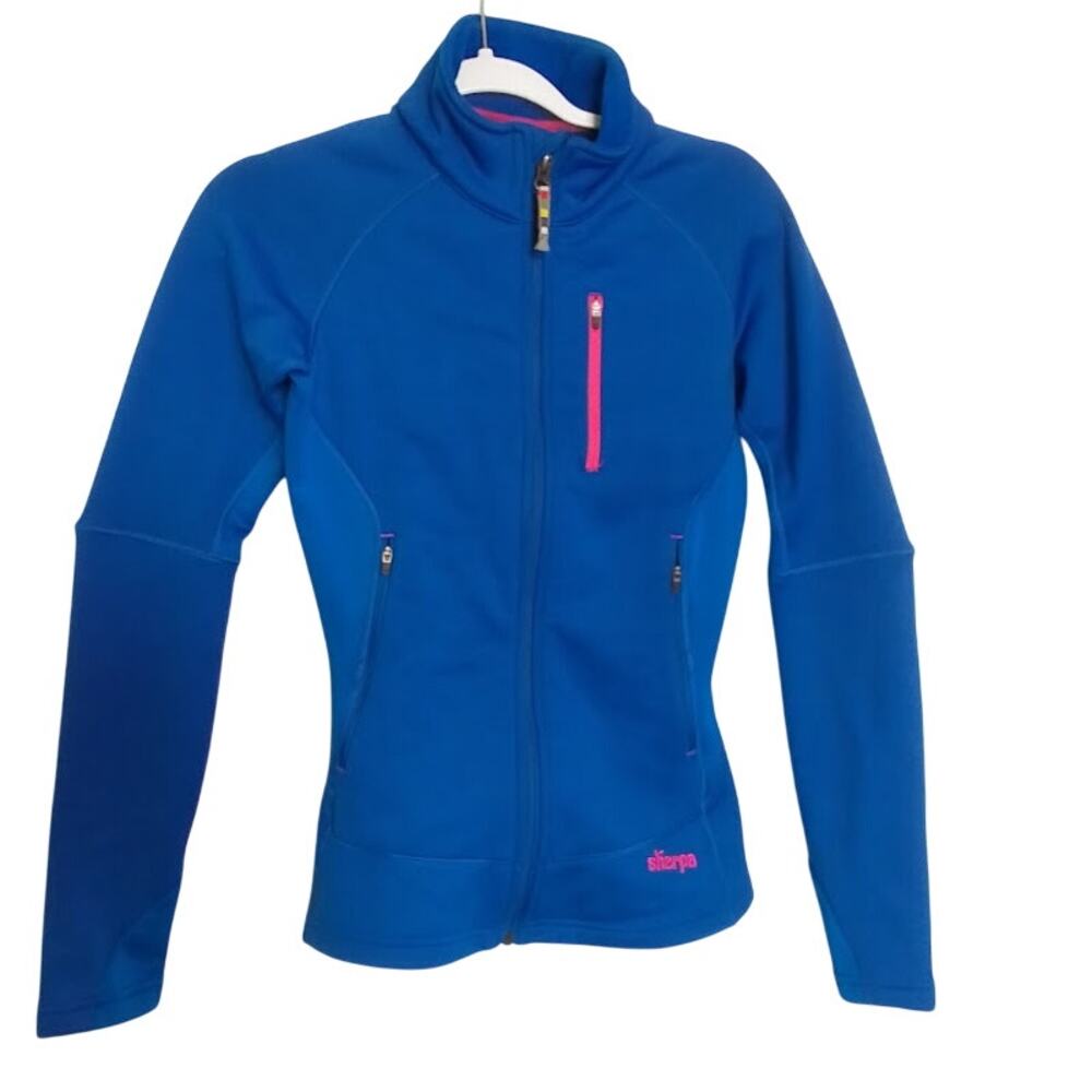 Sherpa Adventure Gear Women’s XS Blue Polartec WindPro Fleece Jacket